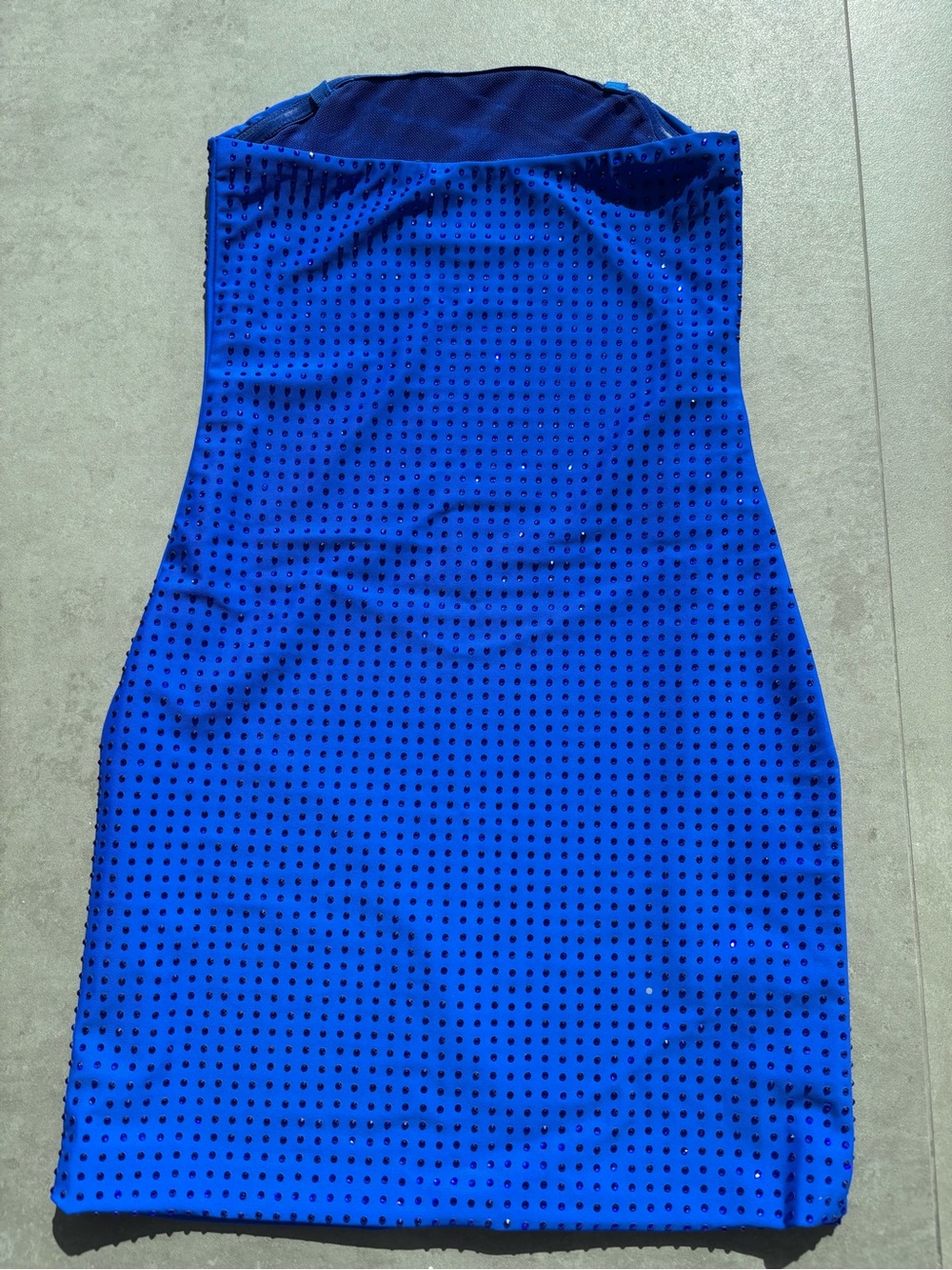 Katie J NYC Royal Blue Studded Tube Dress